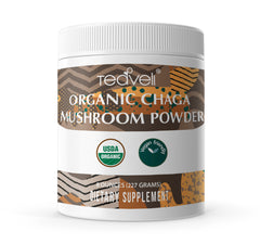USDA Organic Chaga Mushroom Powder- 8 Ounces (226 grams)