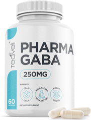 Pharma GABA –  Fermented GABA Supplement – 60 Count | 250 mg per serving