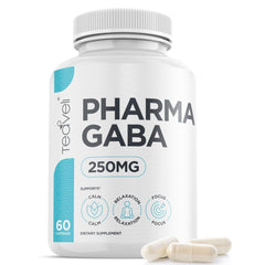 Pharma GABA – Suplemento de GABA fermentado – 60 unidades | 250 mg por porción