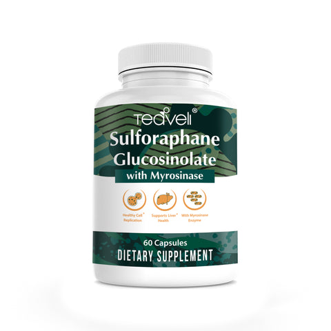 Sulforaphane Supplement with Myrosinase From Broccoli Seed Extract
