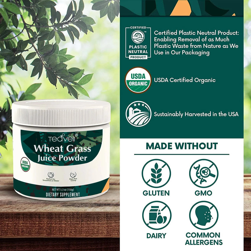 Organic Wheatgrass Juice Powder